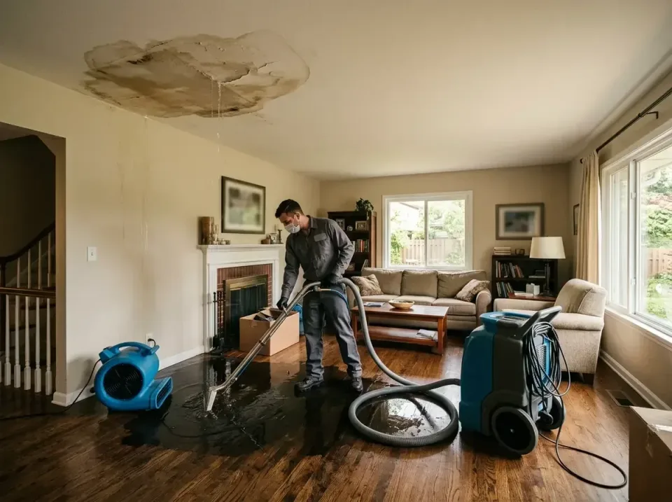 attic-pipe-burst-ceiling-drip-008 — frequently asked questions, Water Damage Restoration & Carpet Care in Bryant, AR